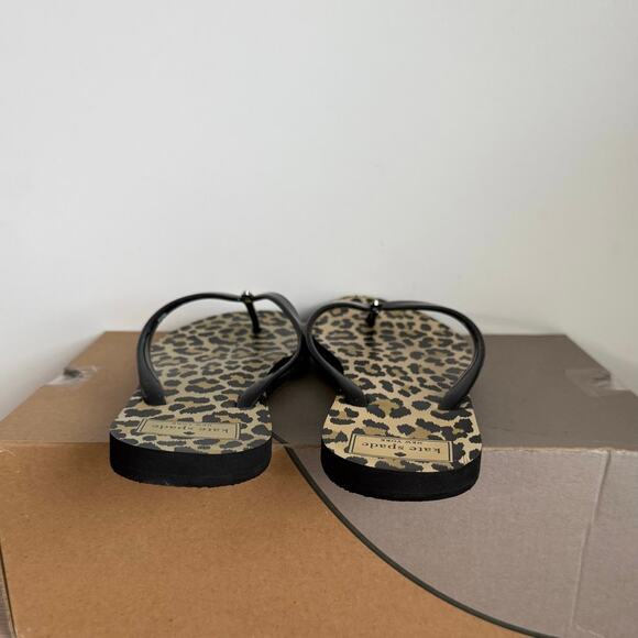 Kate Spade New York Nova Leopard Print Flip Flops- SZ W 9 - Picture 5 of 11